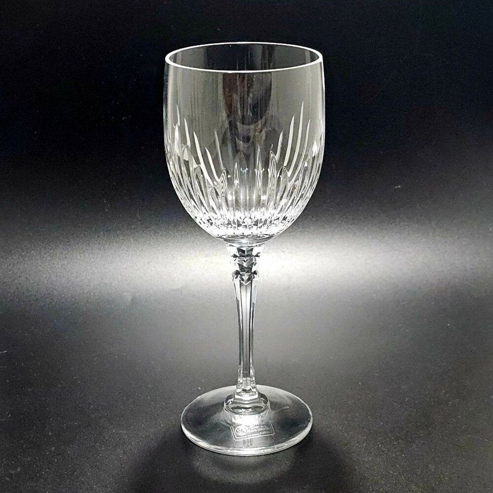 Towle Majesty Water Glass 7.5" Vintage 1980s fine crystal elegant ribbed design - Picture 7 of 7